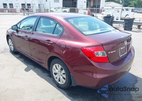 2012 Honda Civic Lx from USA, damaged, VIN 2HGFB2F54CH579305
